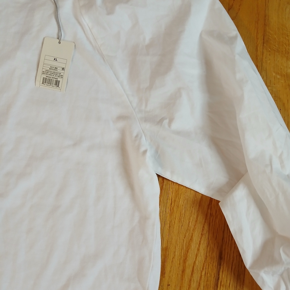 White Mixed Media Top - Picture 2 of 5